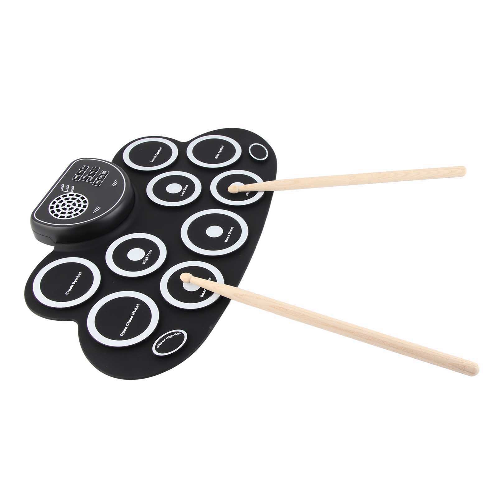 Electronic Drum Set Roll Up - Conjunto de bateria eletrônica usb recarregável