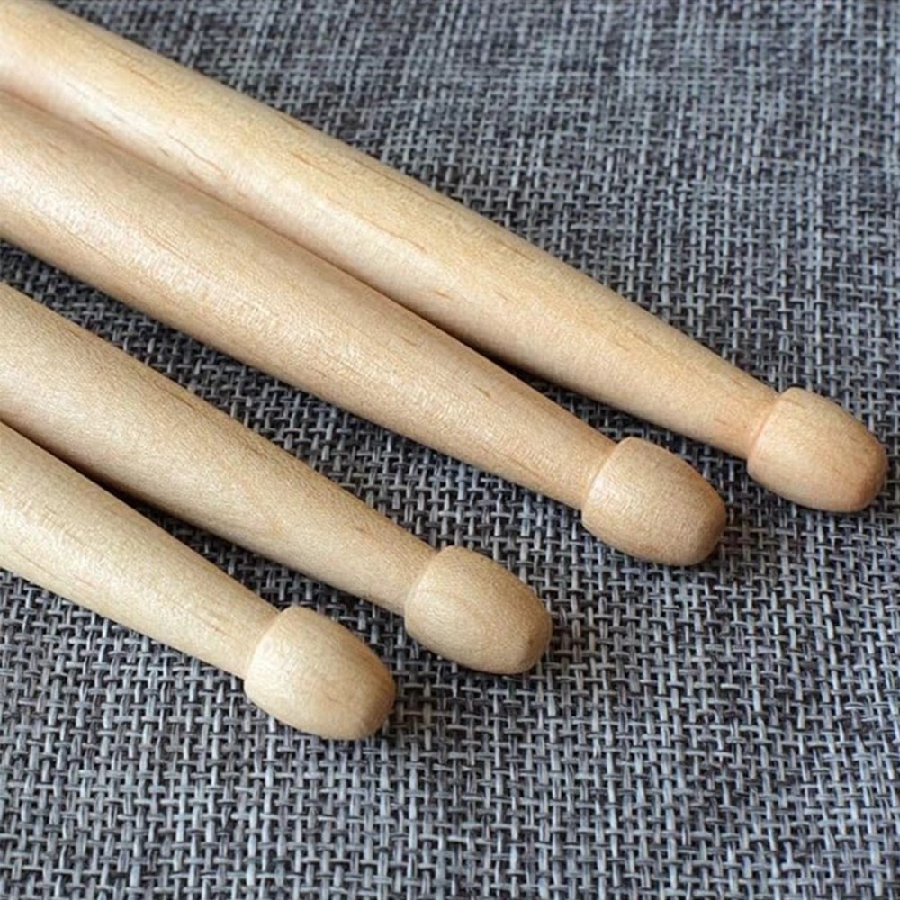 Drumsticks 5A Maple - Baquetas duráveis 5A/7A em madeira de