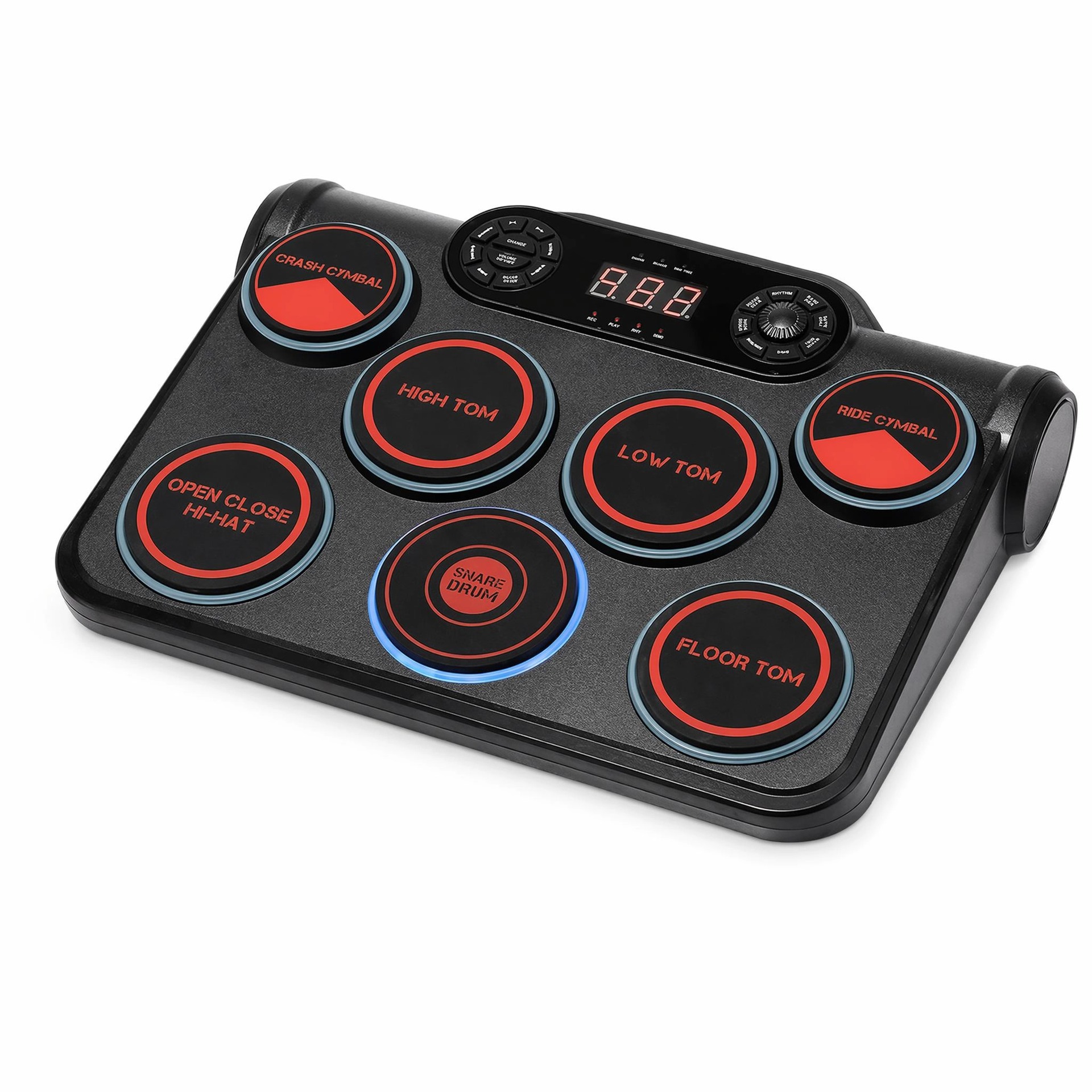 Electronic Drum Kit For Kids - Conjunto de Bateria Eletrônica Portátil, Instrumento