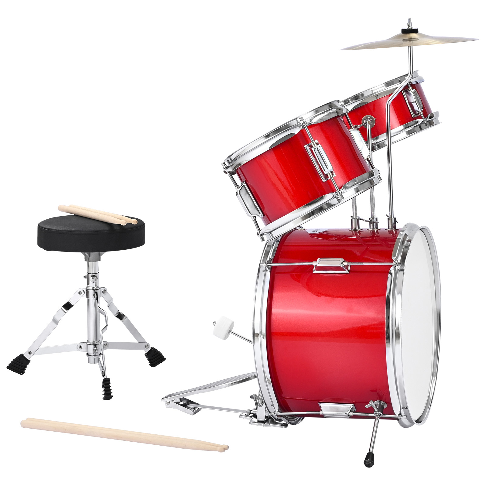 Drum Throne Adjustable - Conjunto de bateria infantil, conjunto de