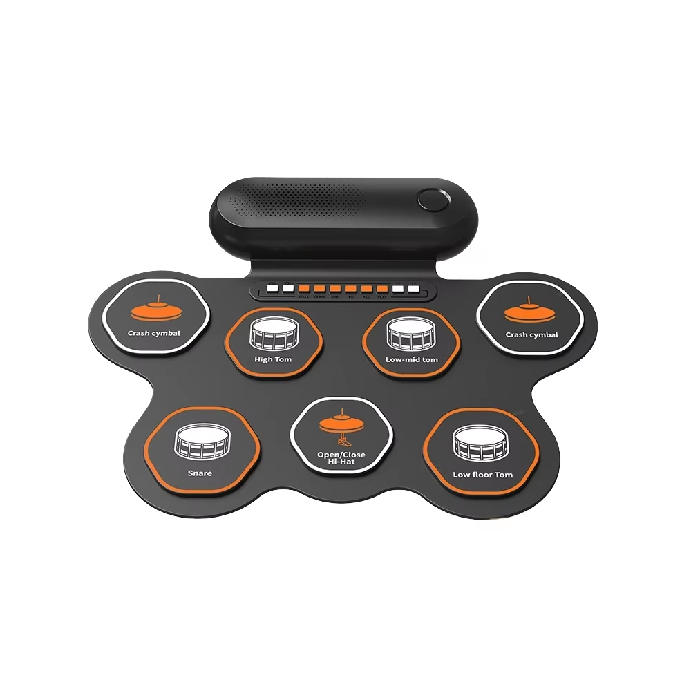 Electronic Drum Kit For Kids - Kit de Percussão Eletrônica Portátil e