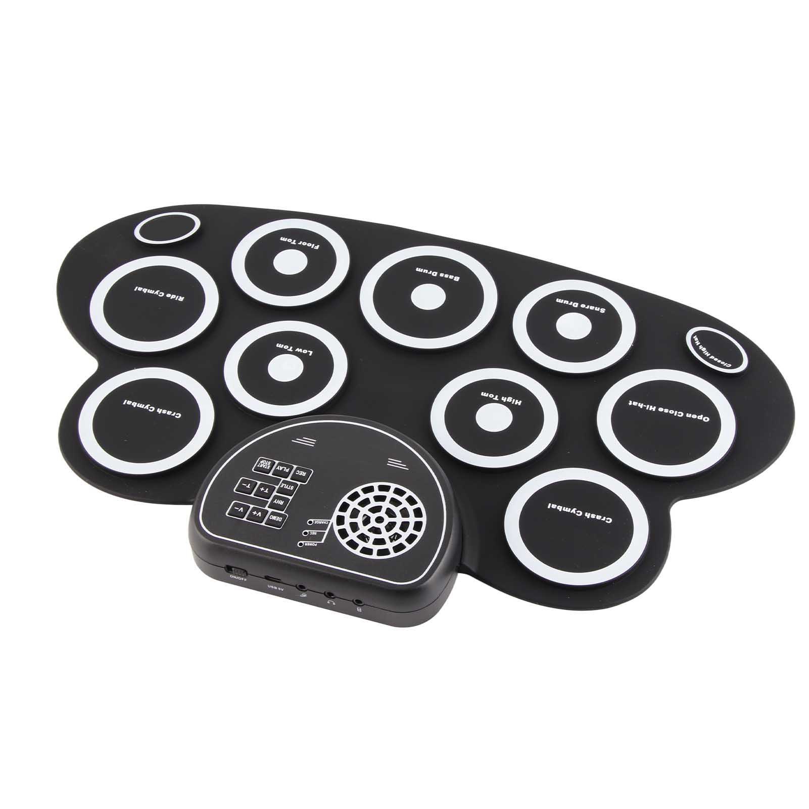 Conjunto de bateria eletrônica - Electronic Drum Set Roll Up avaliação e preço
