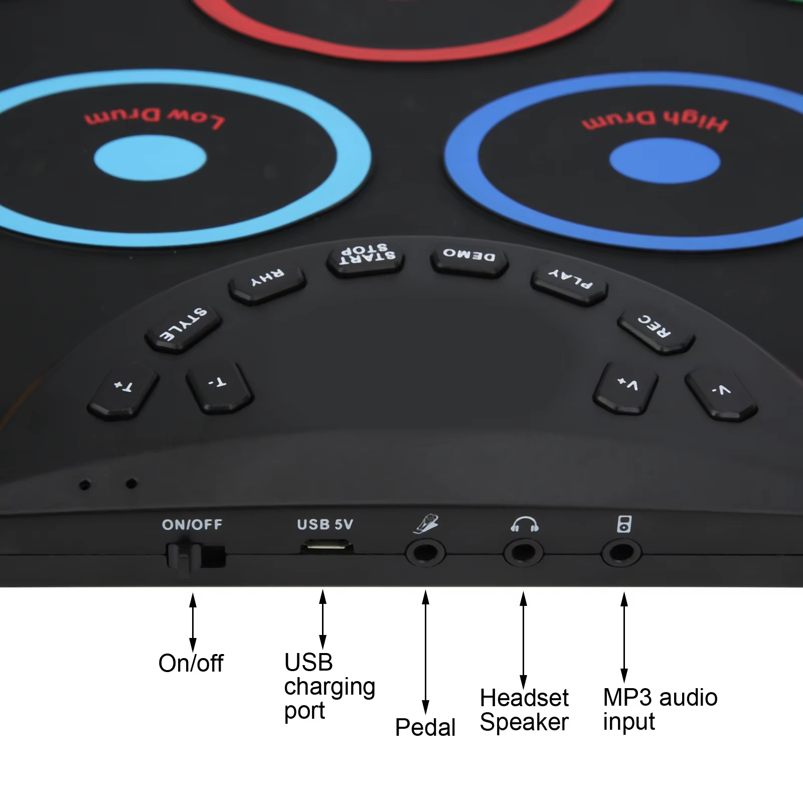 Kit de bateria eletrônica Miwa - Electronic Drum Kit For Kids avaliação e preço