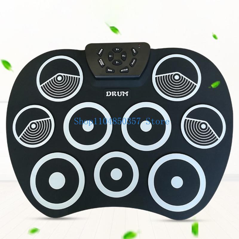 Conjunto bateria enrolada 652F - Electronic Drum Kit For Kids avaliação e preço