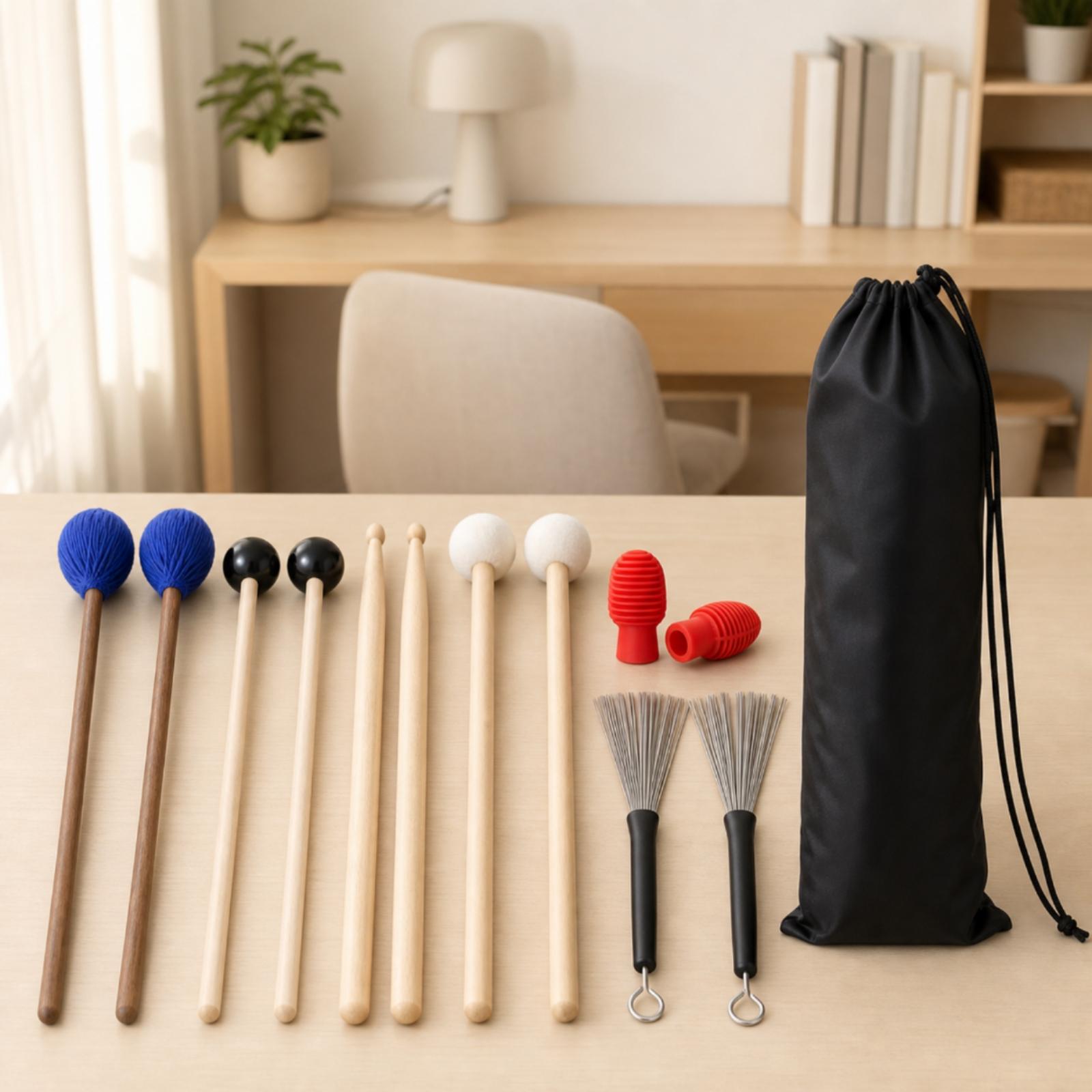 Kit completo de baquetas e ins - Drumsticks 5A Maple avaliação e preço