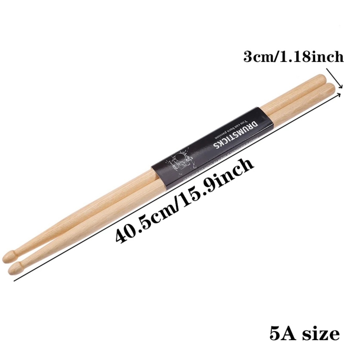 Baquetas de Bordo Miwayer 1/2/ - Drumsticks 5A Maple avaliação e preço