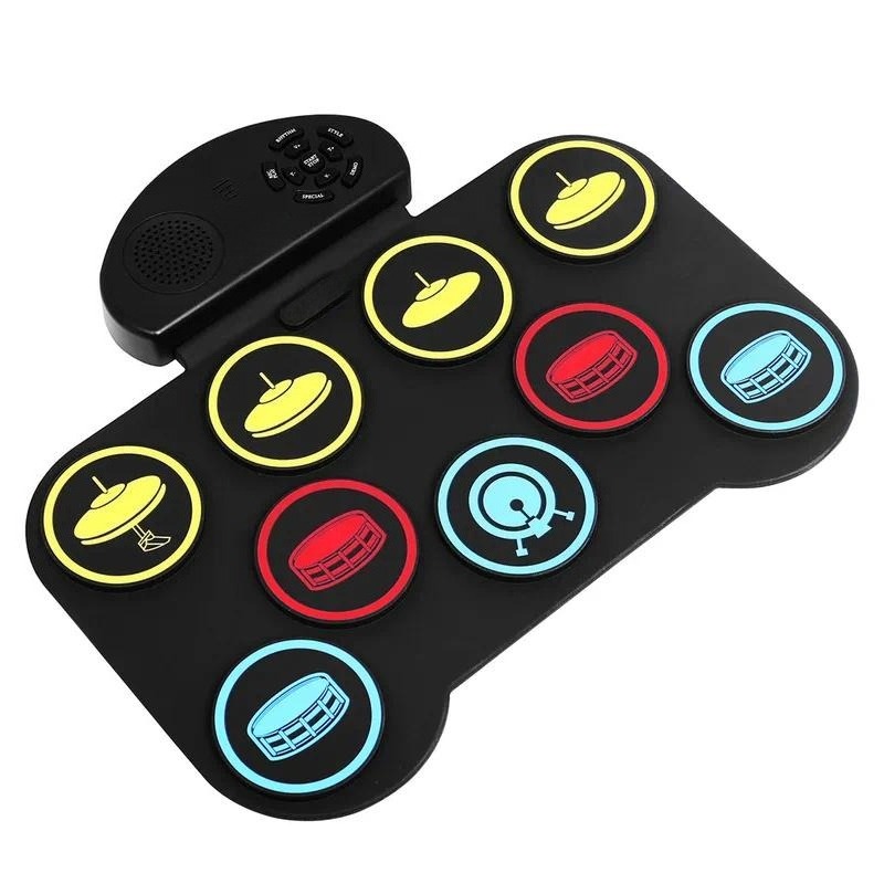 Kit de Bateria Portátil de Mão - Electronic Drum Kit For Kids avaliação e preço