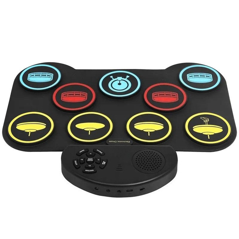Kit de Bateria Portátil de Mão - Electronic Drum Kit For Kids avaliação e preço
