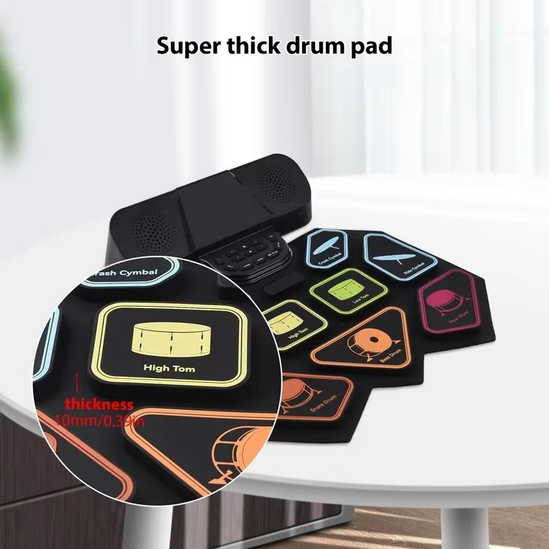 Kit de bateria eletrónica port - Electronic Drum Set Roll Up avaliação e preço