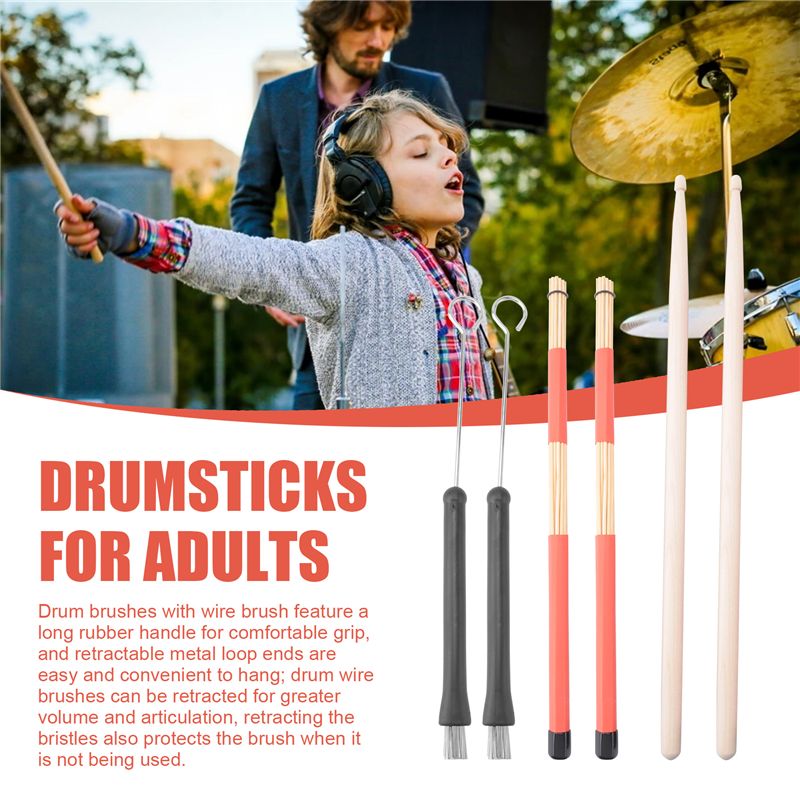 Conjunto de Baquetas, Baquetas - Drumsticks 5A Maple avaliação e preço