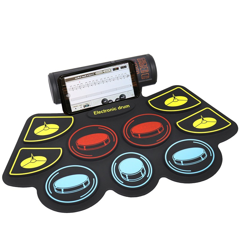 Conjunto de bateria eletrônica - Electronic Drum Set Roll Up avaliação e preço