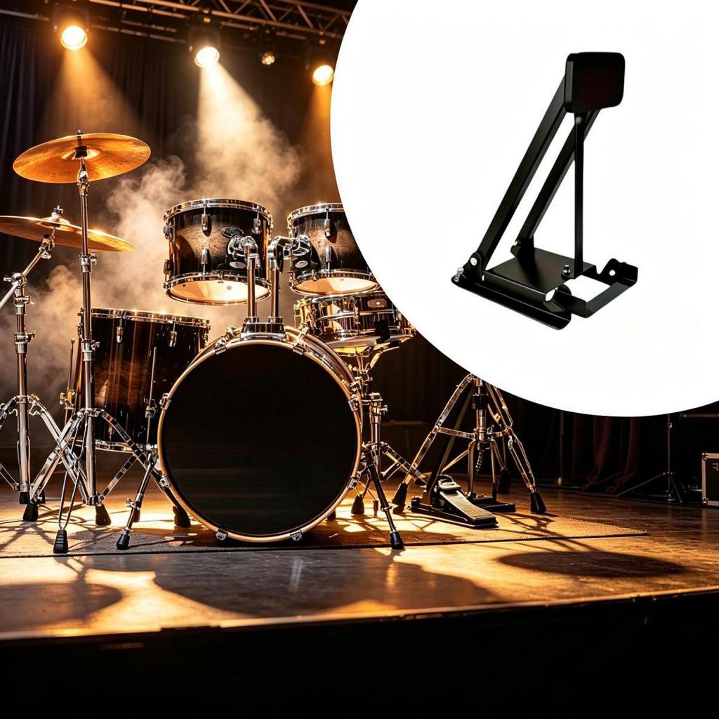 Pedal de Prática Compacto para - Drum Practice Pad avaliação e preço