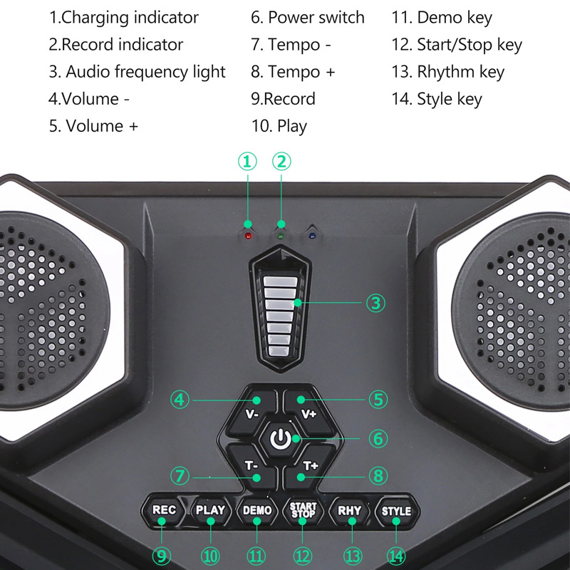 Bateria Eletrônica Portátil, K - Electronic Drum Set Roll Up avaliação e preço