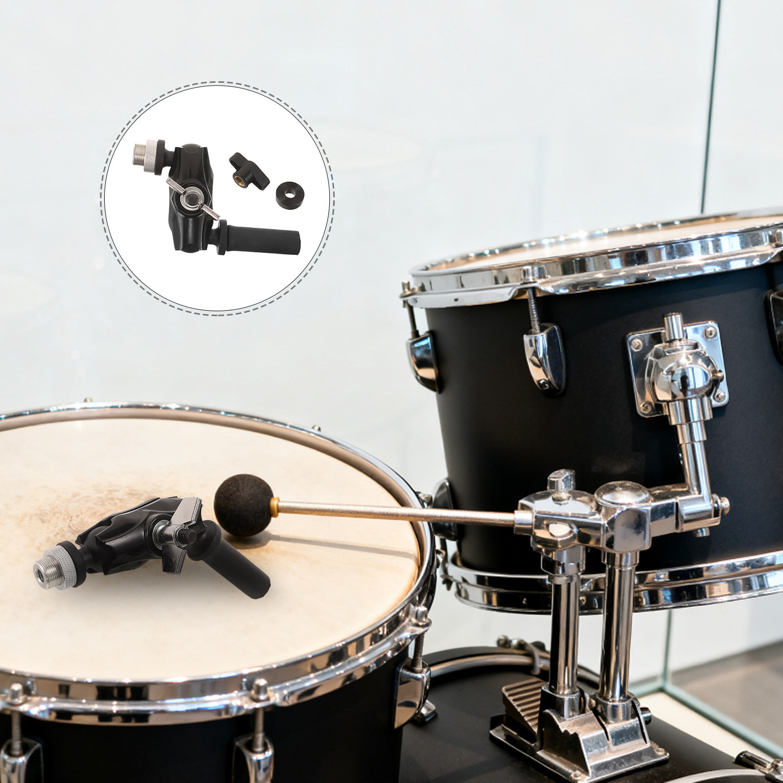 Suporte de microfone para bate - Electronic Drum Rack Stand avaliação e preço