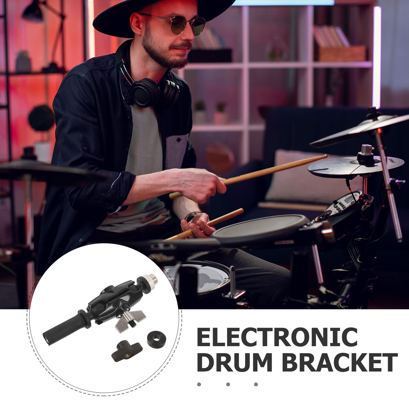 Suporte de microfone para bate - Electronic Drum Rack Stand avaliação e preço