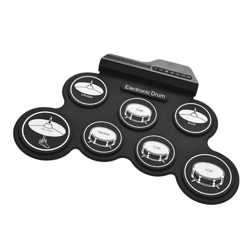 Conjunto bateria elétrica, tam - Electronic Drum Kit For Kids avaliação e preço