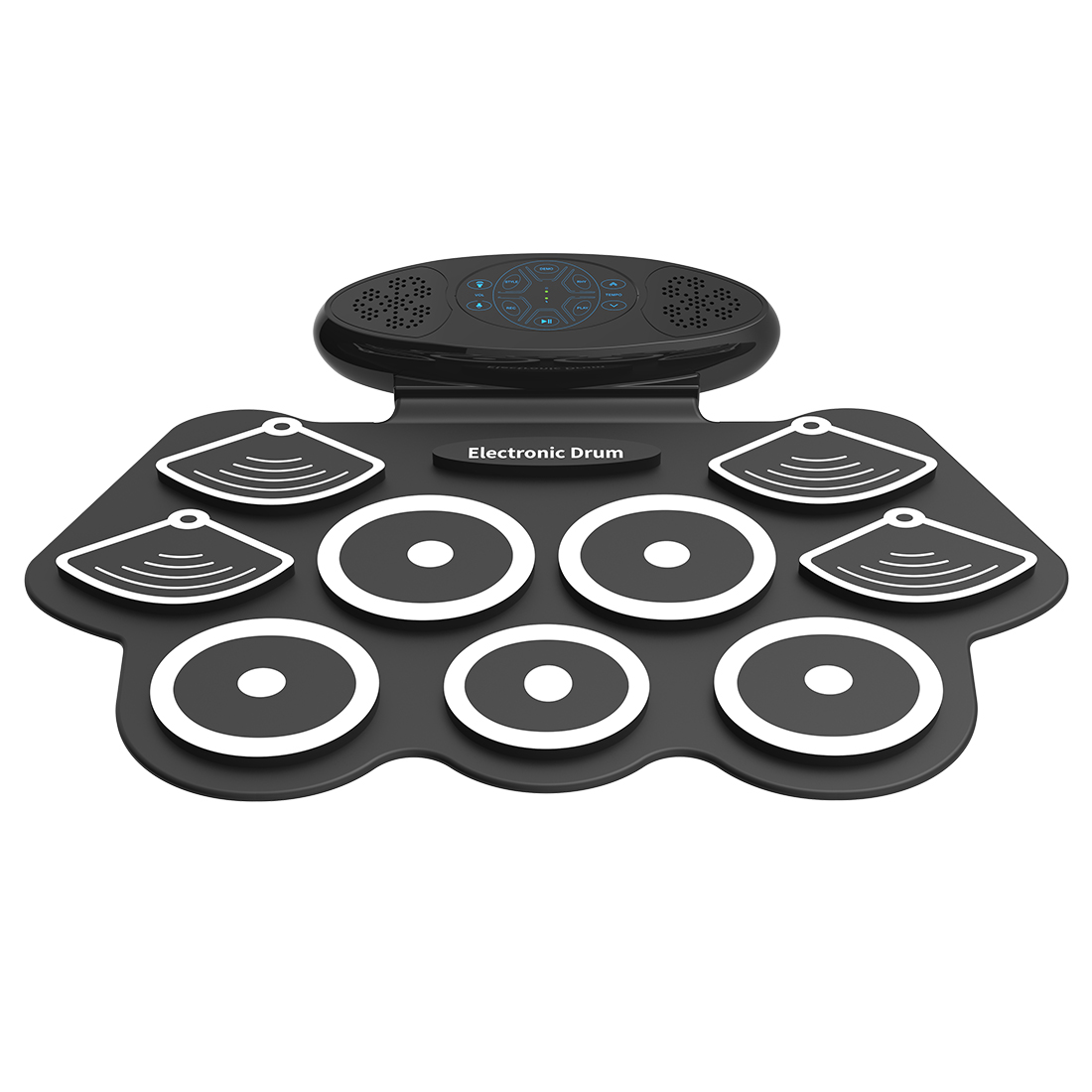 Bateria eletrónica portátil, c - Electronic Drum Set Roll Up avaliação e preço