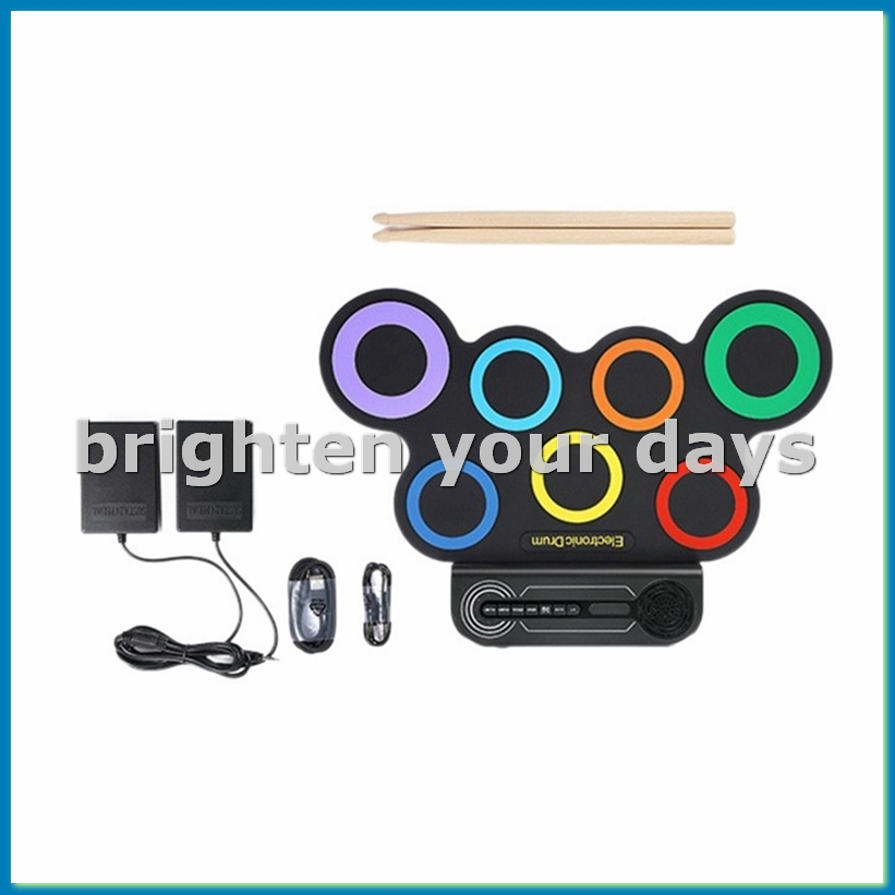 Conjunto de bateria elétrica c - Electronic Drum Set Roll Up avaliação e preço