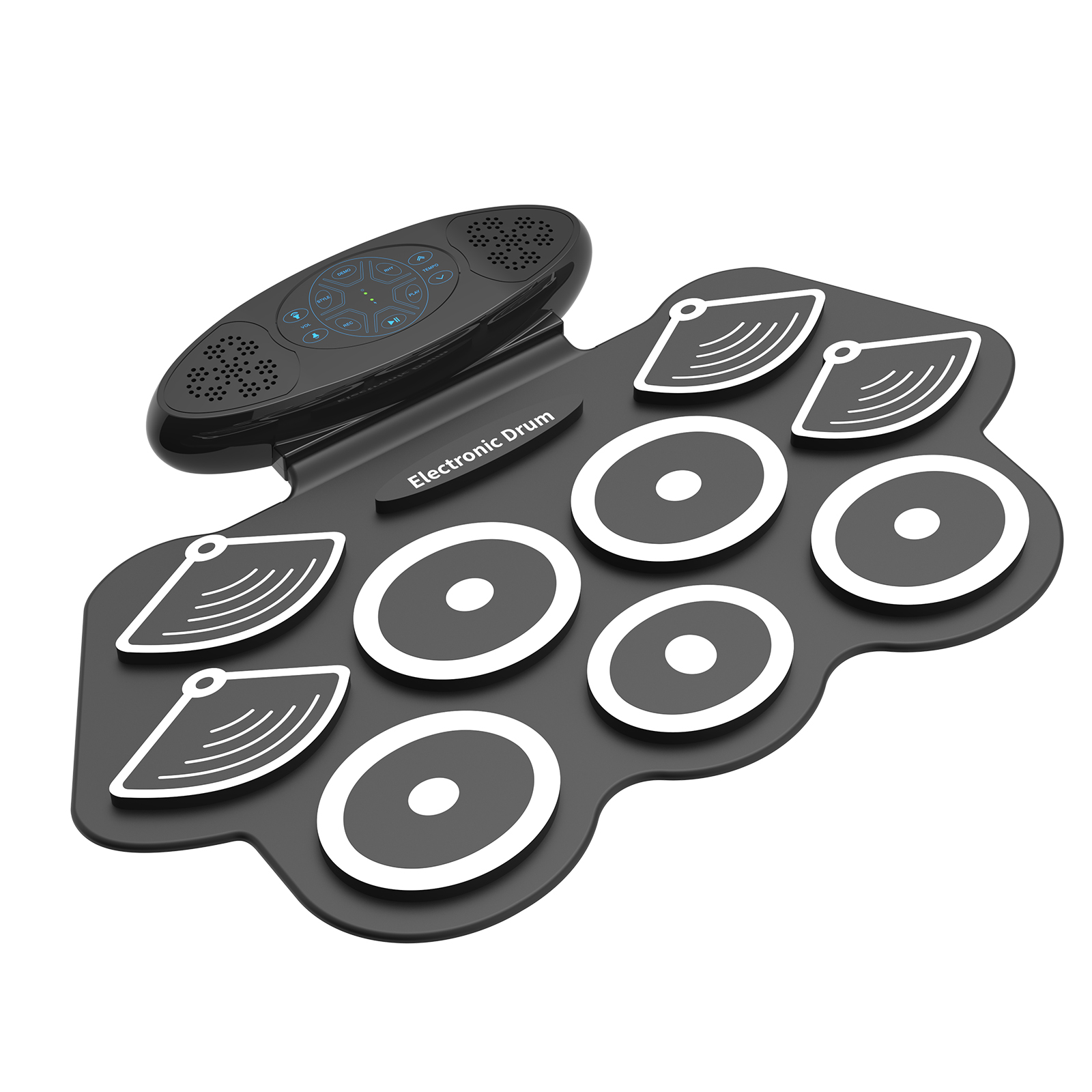 Bateria Eletrônica IRIN com 9  - Electronic Drum Set Roll Up avaliação e preço