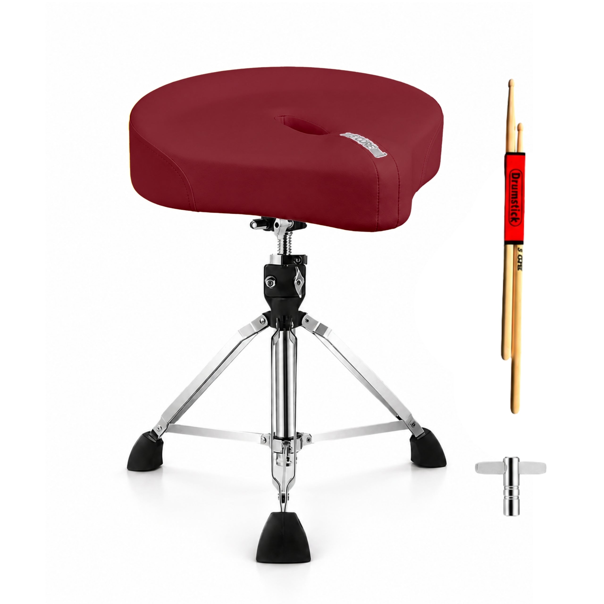Banco de baterista ergonómico  - Drum Throne Adjustable avaliação e preço