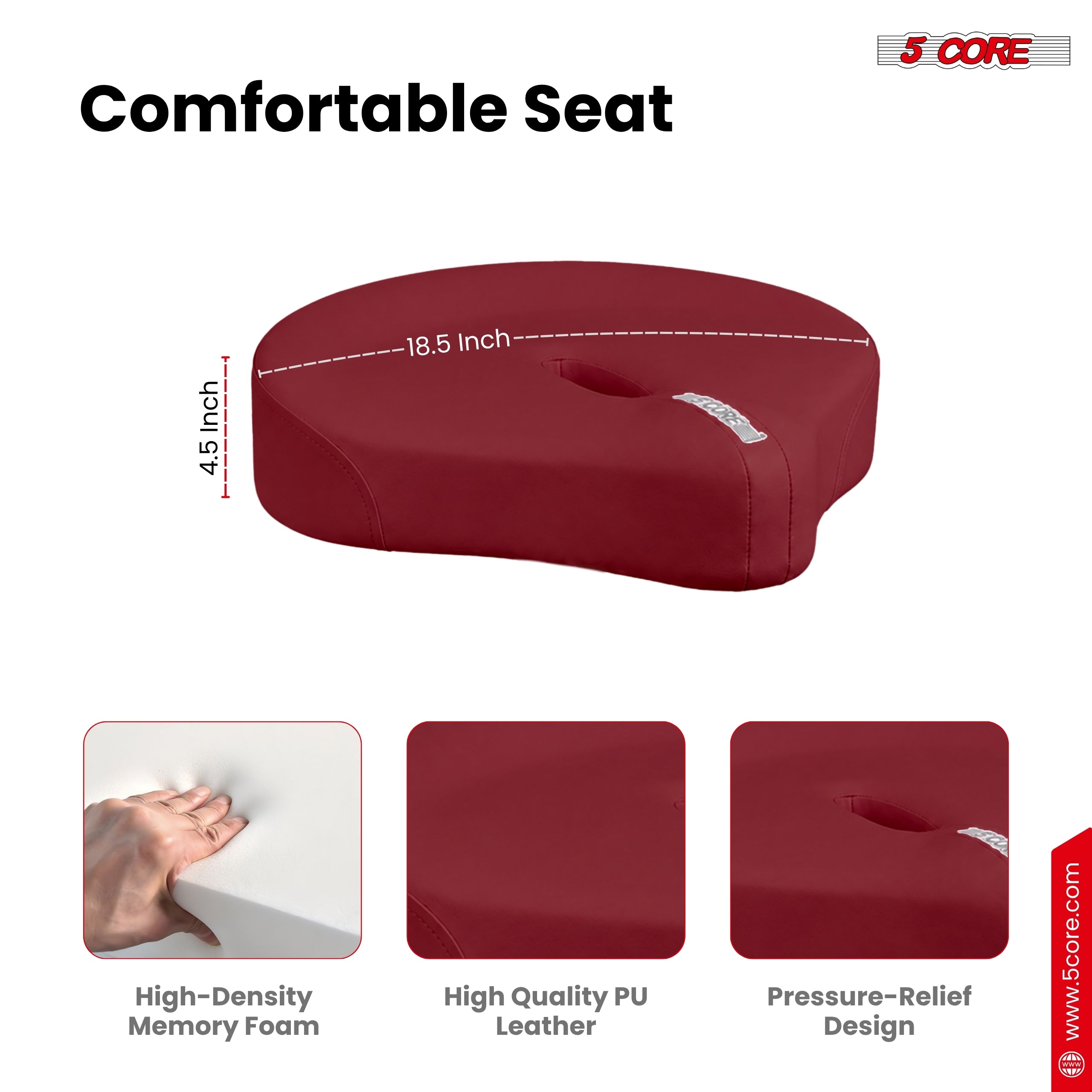 Banco de baterista ergonómico  - Drum Throne Adjustable avaliação e preço