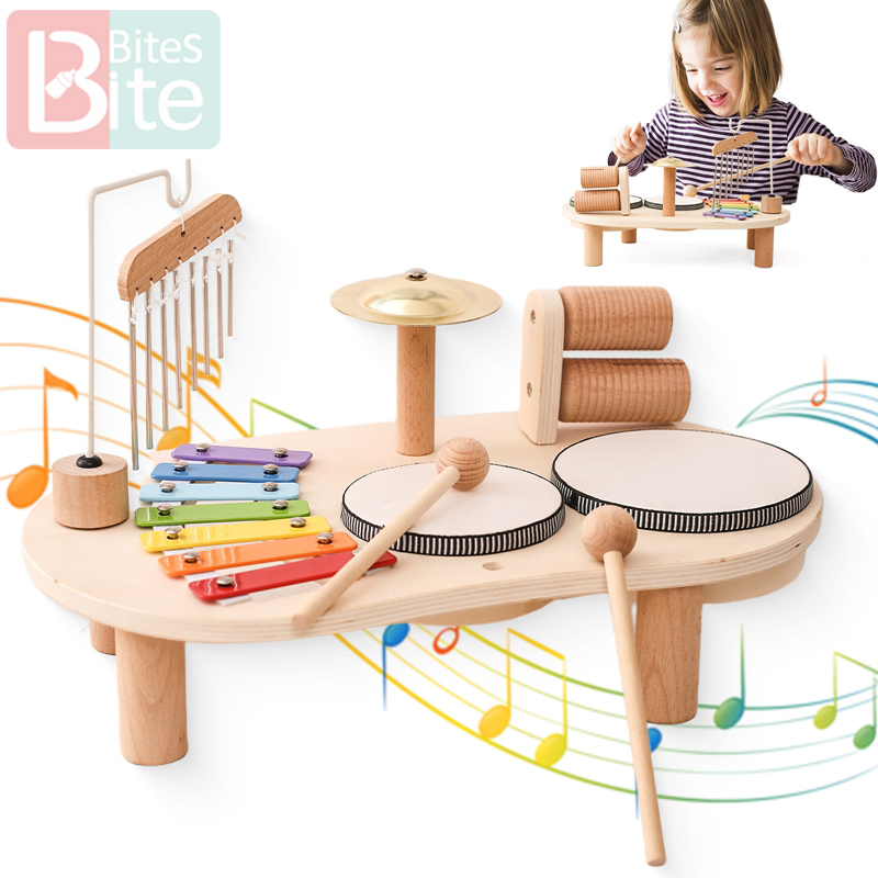 Brinquedos educativos para beb - Electronic Drum Kit For Kids avaliação e preço