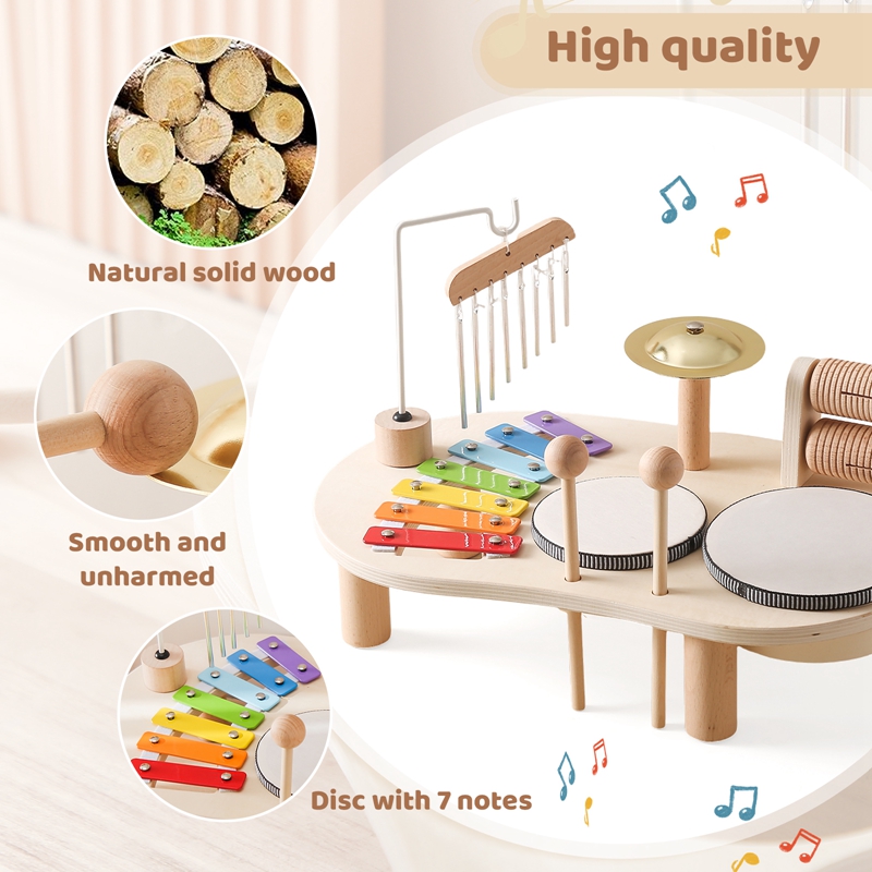 Brinquedos educativos para beb - Electronic Drum Kit For Kids avaliação e preço