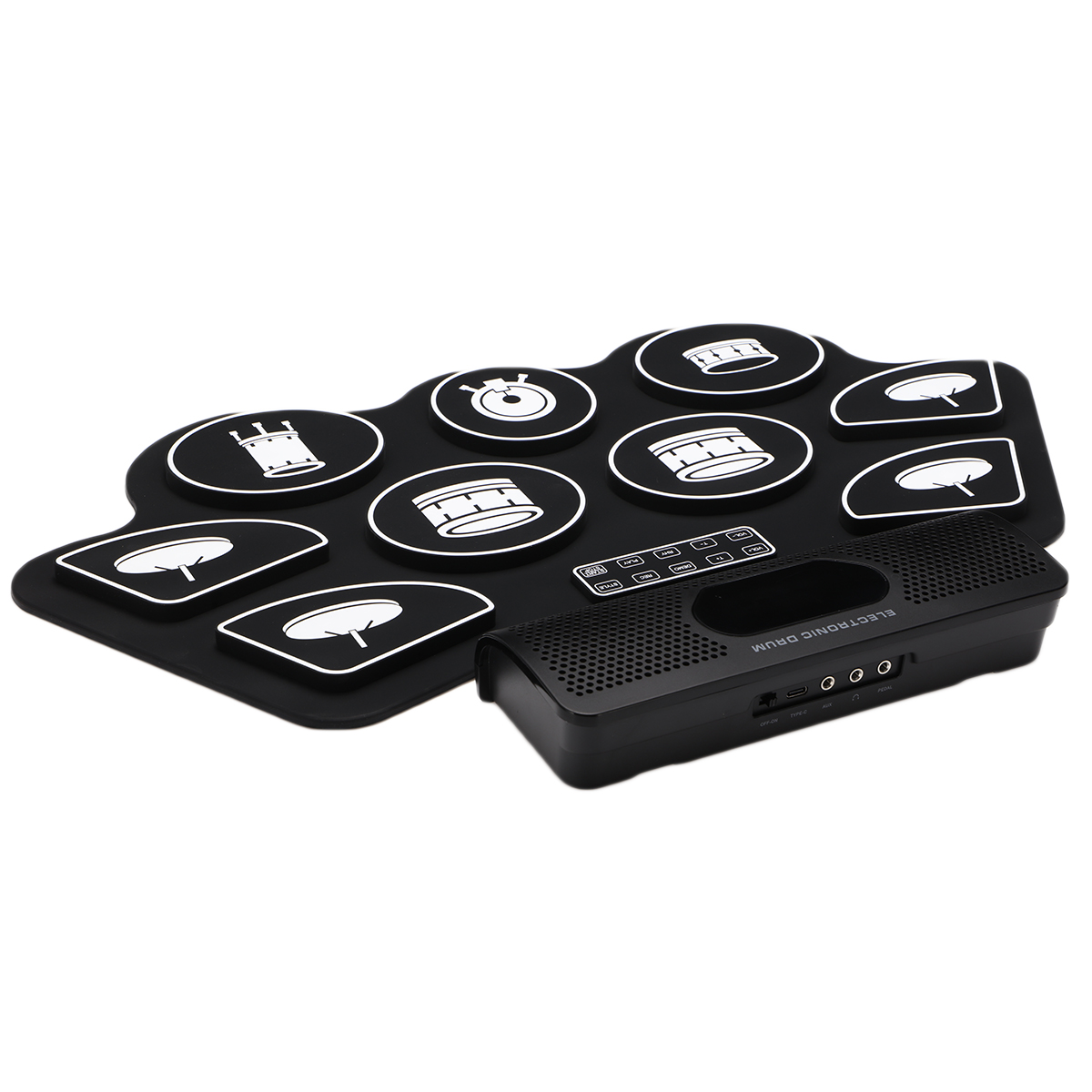 Conjunto de Bateria Eletrônica - Electronic Drum Set Roll Up avaliação e preço