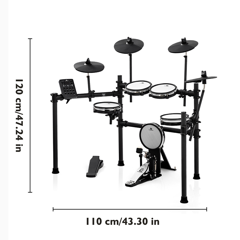 Conjunto de bateria eletrônica - Electronic Drum Kit For Kids avaliação e preço