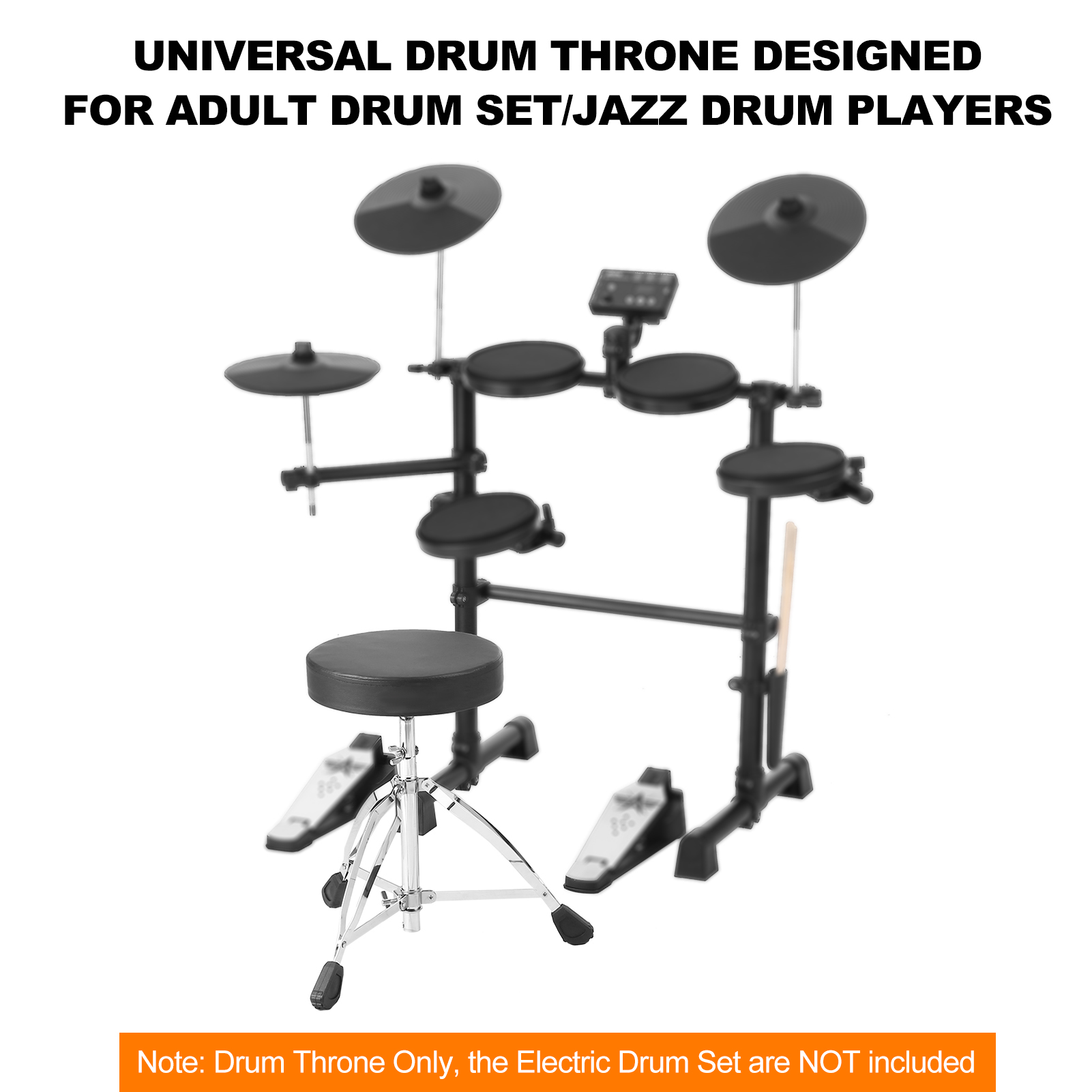 Cadeira de Bateria Universal A - Drum Throne Adjustable avaliação e preço