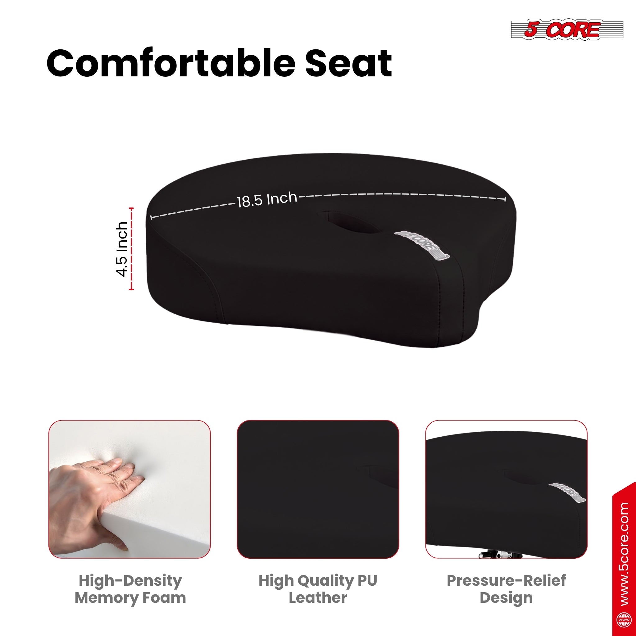 Banco de baterista ergonómico  - Drum Throne Adjustable avaliação e preço