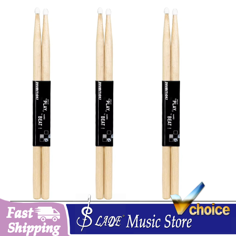 IRIN 1/5/10 pares 5A/7A baquet - Drumsticks 5A Maple avaliação e preço