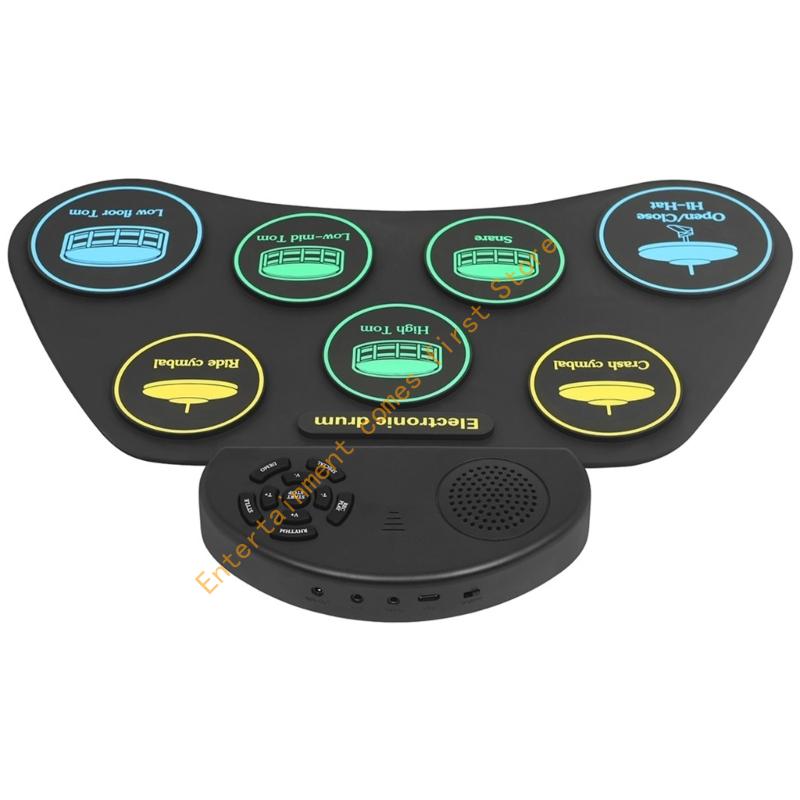 Conjunto prática bateria com 1 - Electronic Drum Set Roll Up avaliação e preço